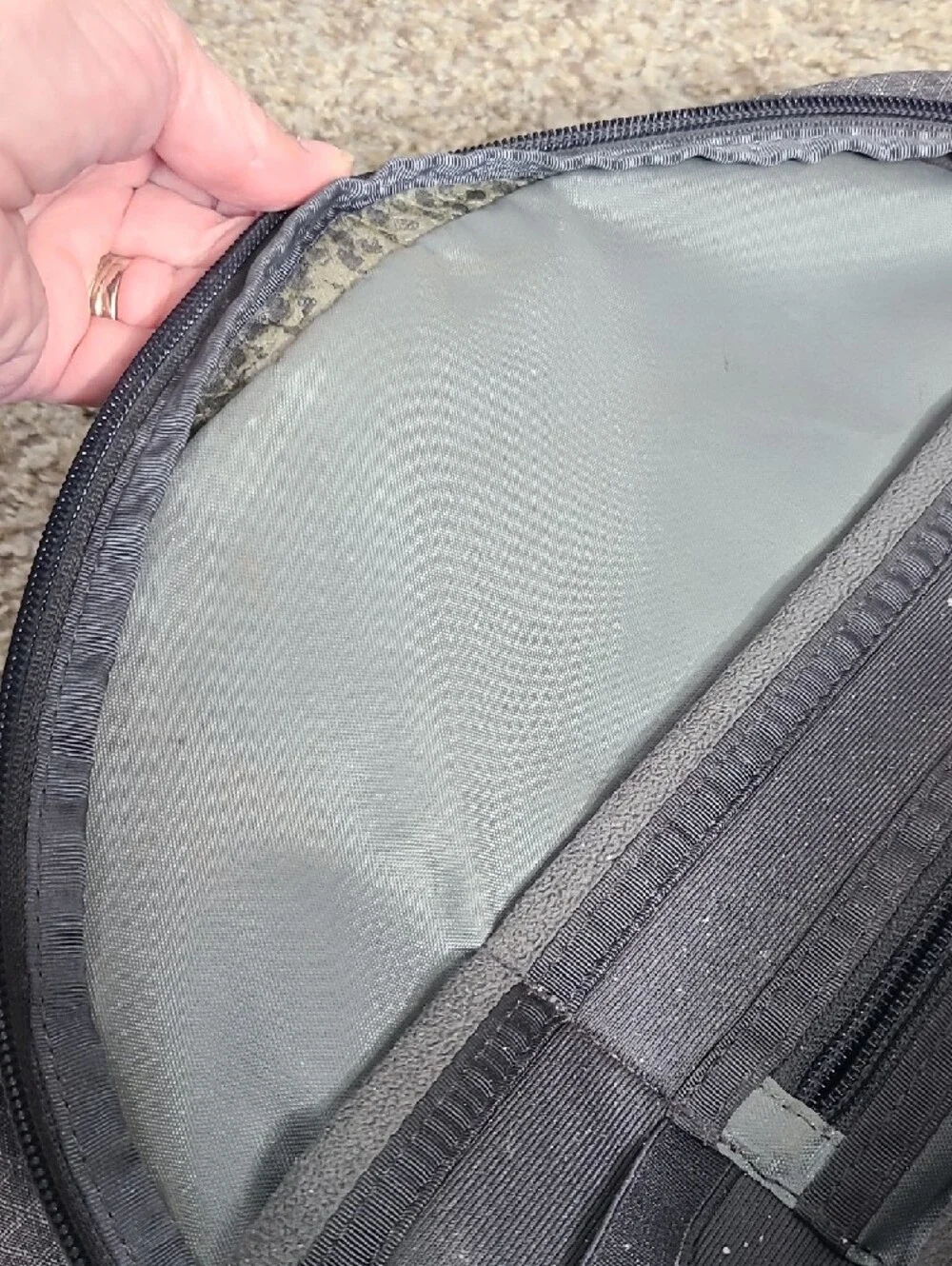 The North Face Borealis Backpack in Charcoal and Black